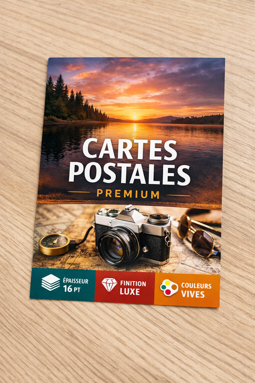 Carte postale premium verticale 4,25 x 5,5